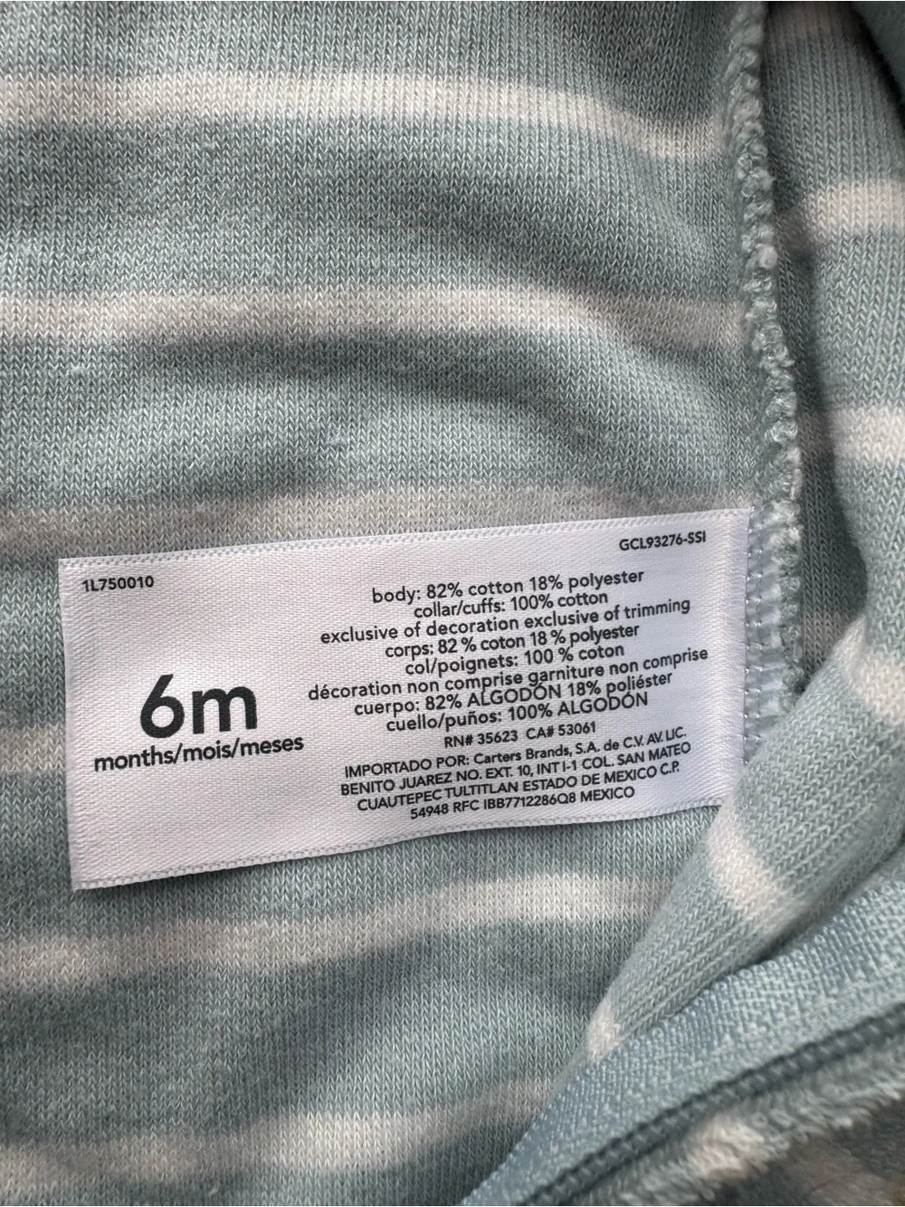 Carters soft cozy